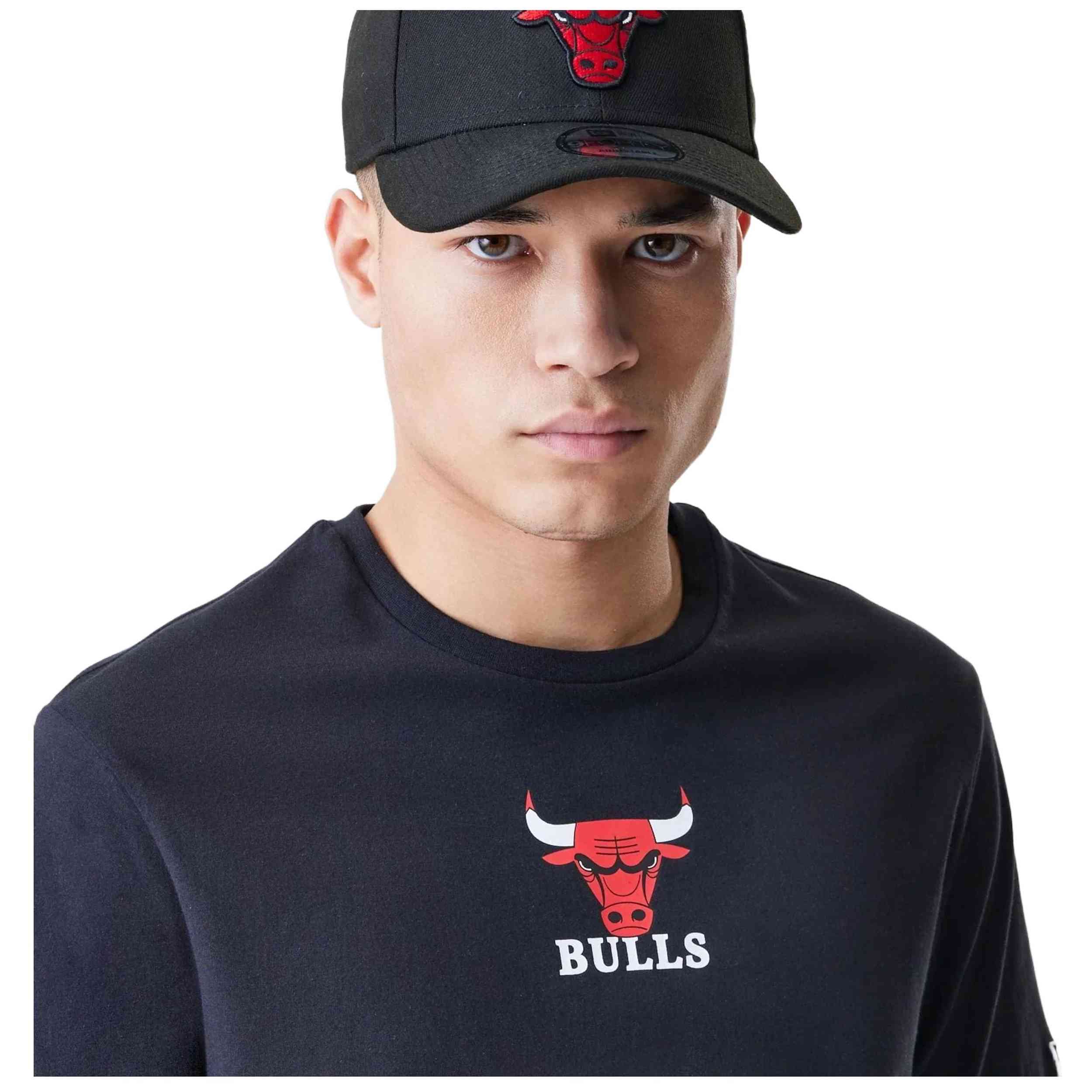 Camiseta De Manga Corta New Era Chicago Bulls