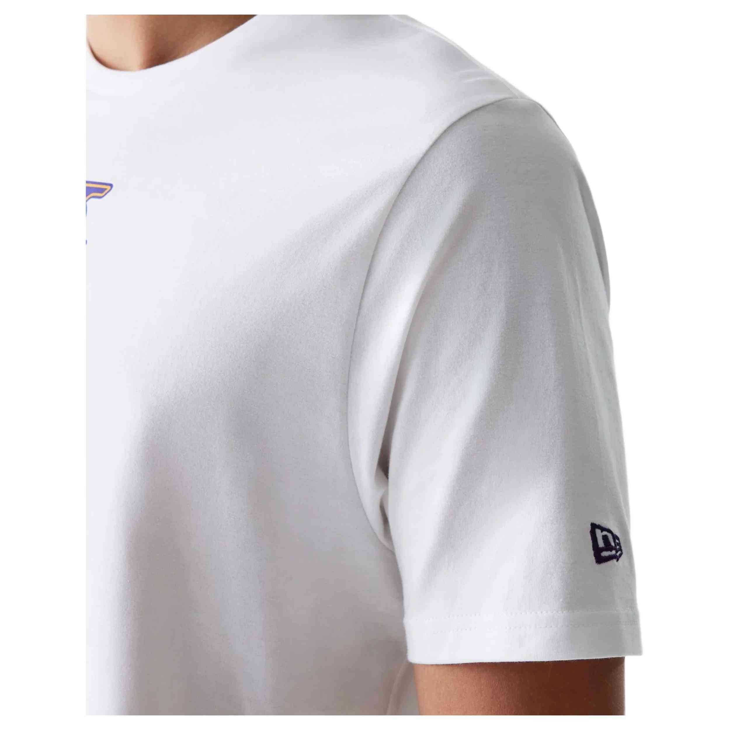 Camiseta De Manga Corta New Era Los Angeles Lakers Nba