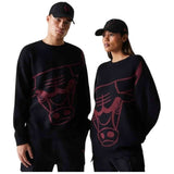 Jersey New Era Jersye De Punto New Era Nba Chicago Bulls Knit Oversized Sweater "Black"