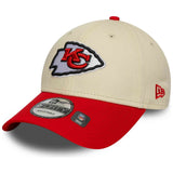Gorra New Era Kansas City Chiefs Nfl Wordmark 9Forty "Crema"