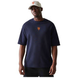 Camiseta De Manga Corta New Era New York Mets Mlb Waffle Oversized