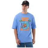 Camiseta De Manga Corta New Era Character Graphic "Pastel Blue"