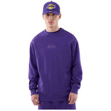 Sudadera New Era Los Angeles Lakers Nba League Essential Tonal Oversized "Morado"