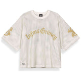 Camiseta De Manga Corta Grimey Chief Watcher Mesh Boxy "Off White"