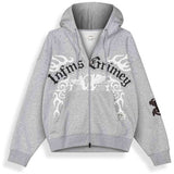 Sudadera Con Capucha Grimey Chief Watcher "Sport Grey"