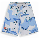 Pantalon Corto Grimey Concreat Jungle All Over Print "Blue Camo"