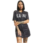 Camisa Karl Kani Serif Pinstripe Baseball