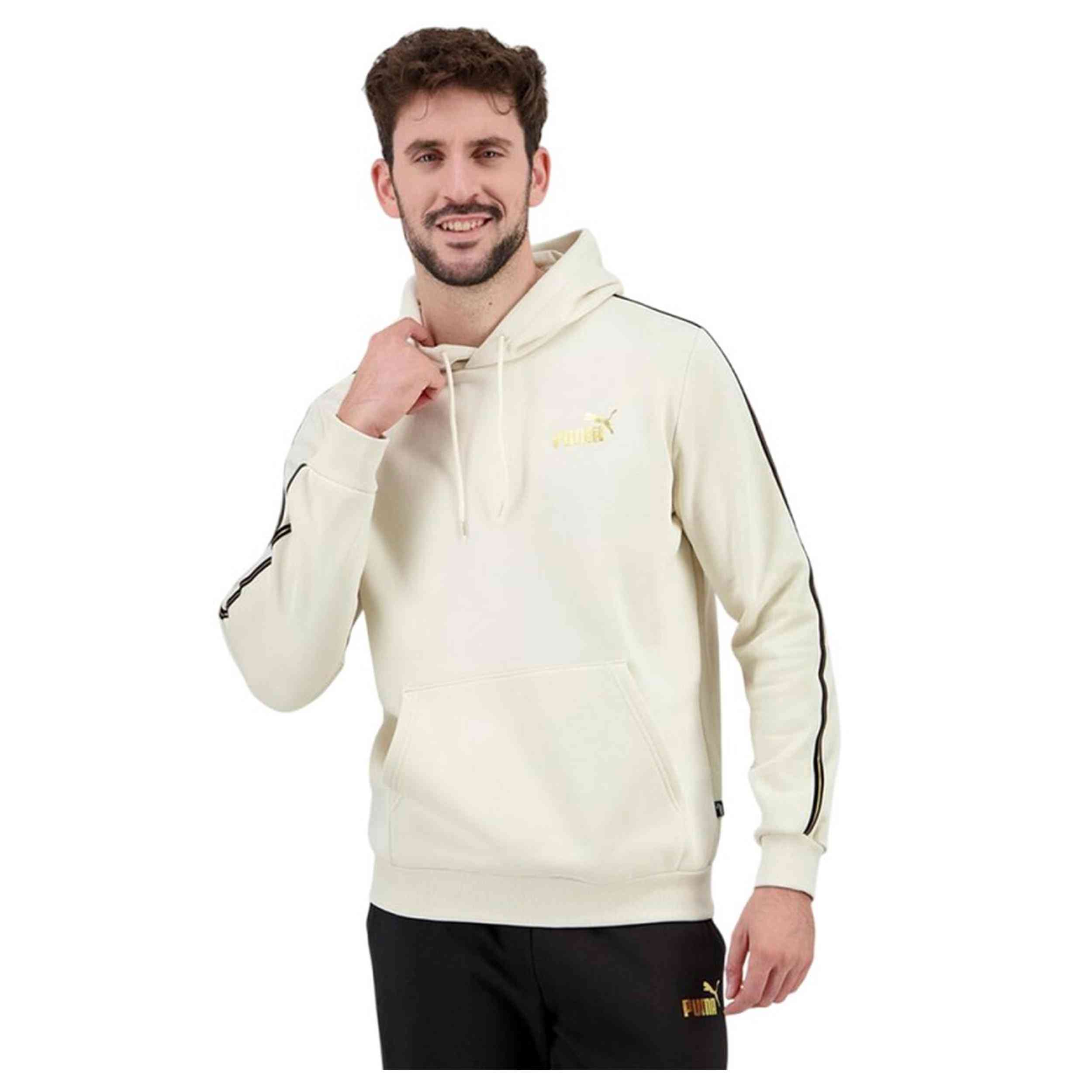 Sudadera Con Capucha Puma Essentials Tape Minimal Gol