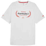 Camiseta De Manga Corta Puma F1 Essentials Graphic "Blanco"