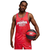 Camiseta De Tirantes Puma Hoopaverse Jersey "All Time Red"
