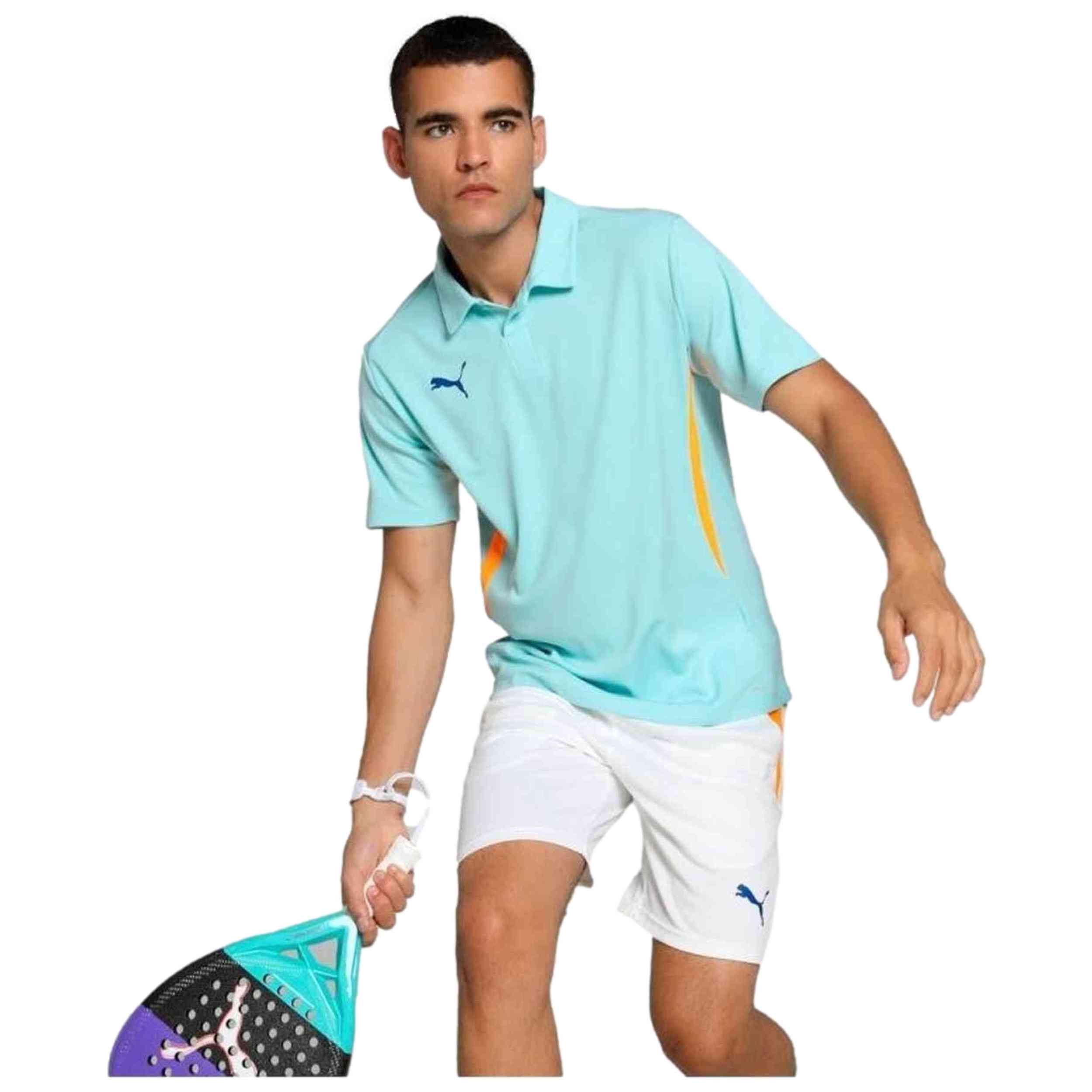 Polo De Manga Corta Puma Individual Padel