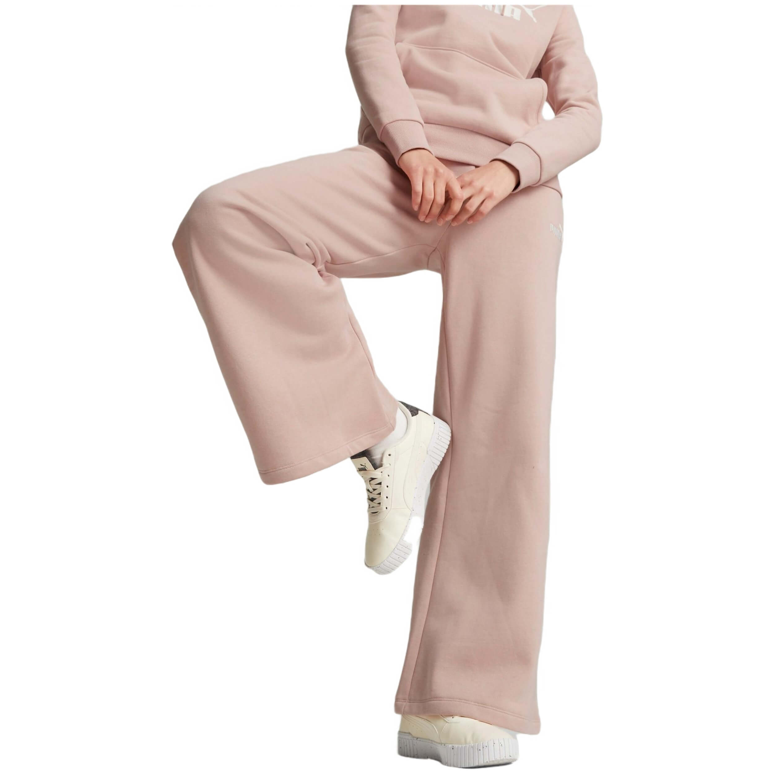 Puma Essential+ Embroidery Wide Long Pants