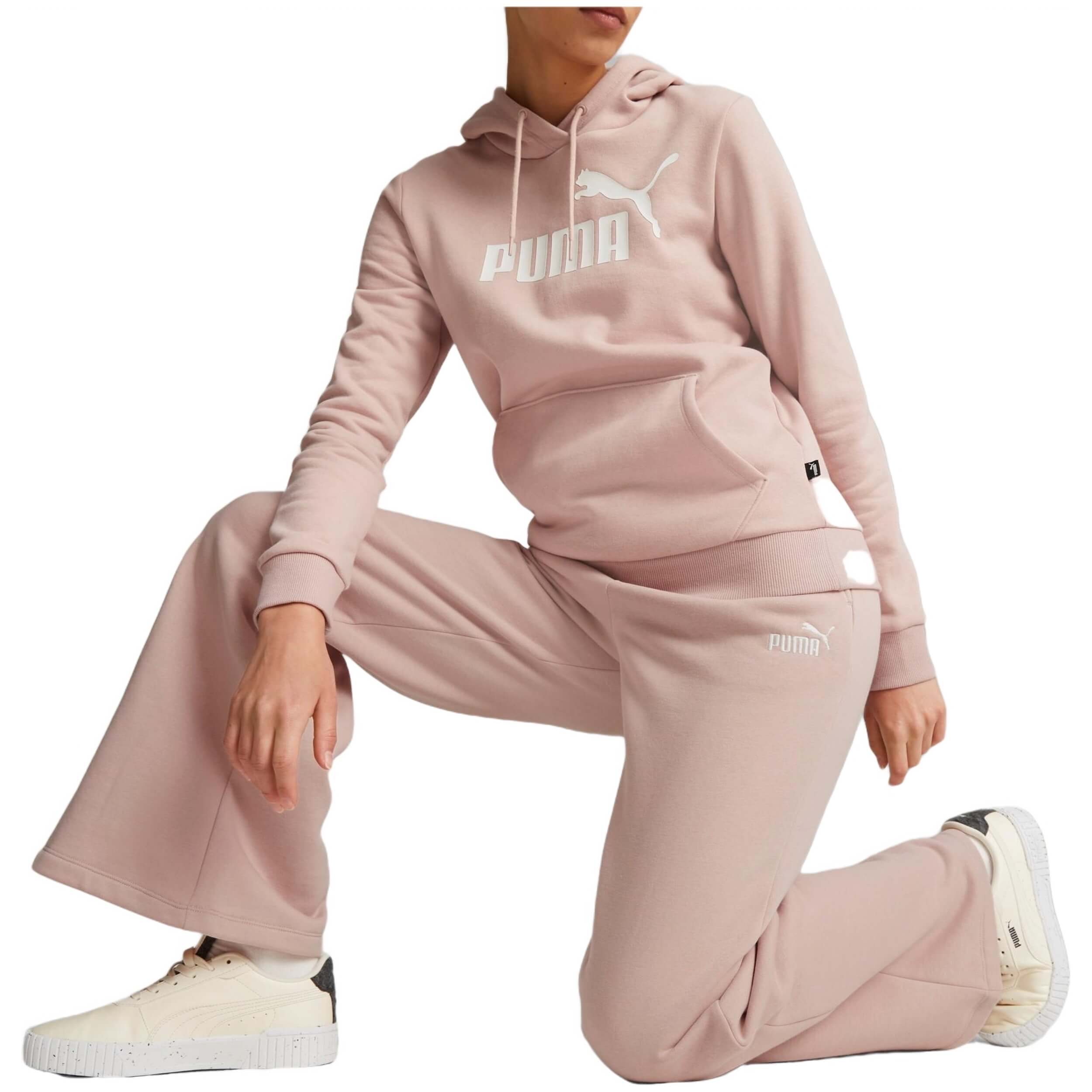 Puma Essential+ Embroidery Wide Long Pants