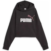 Puma Ess Logo Cropped Hoodie