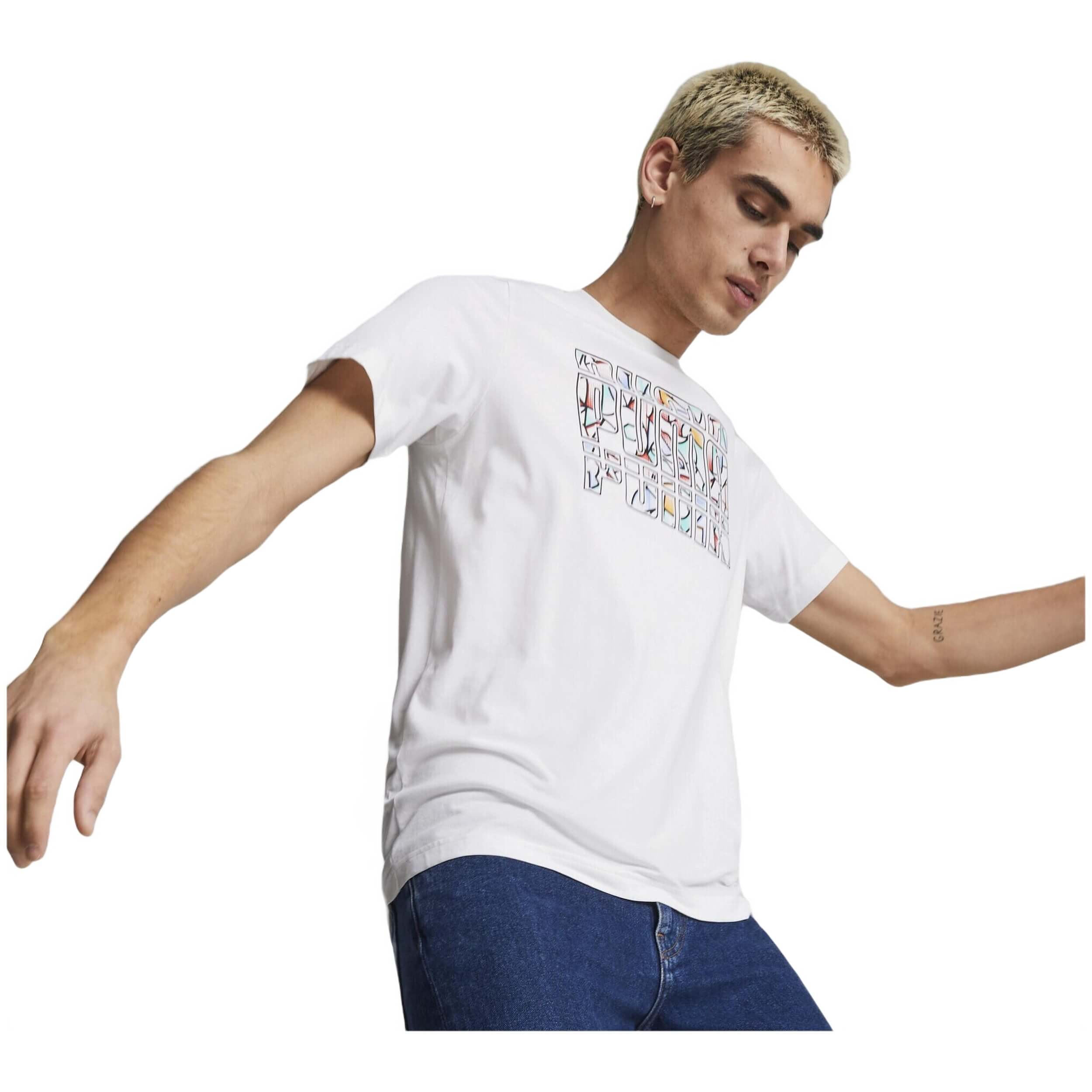 Camiseta De Manga Corta Puma Graphics Summer