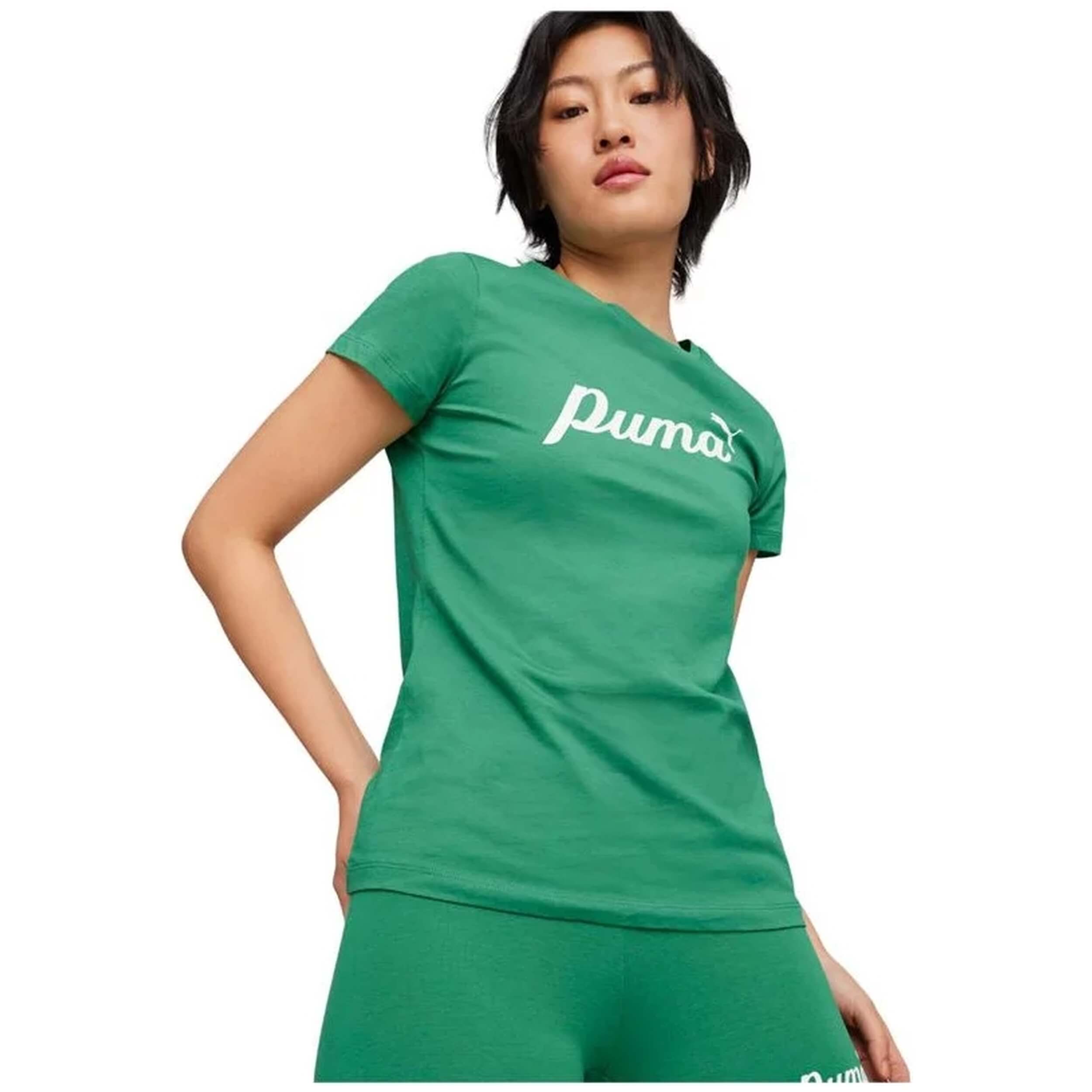 Puma Ess+ Blossom Script Short Sleeve T-Shirt