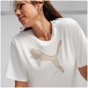 Puma Her Graphic Tee Short Sleeve T-Shirt