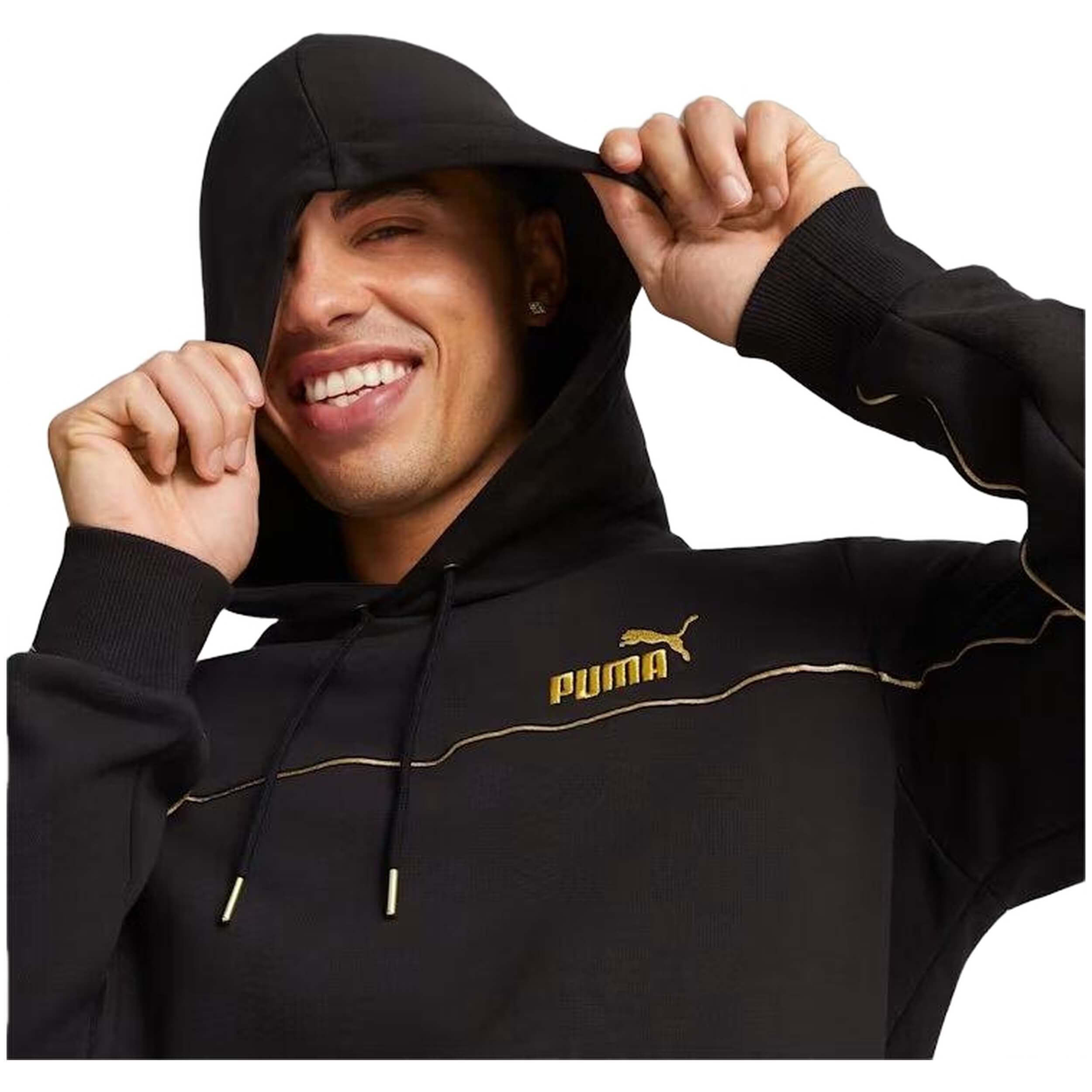 Sudadera Con Capucha Puma Minimal Gold Hoodie Fl