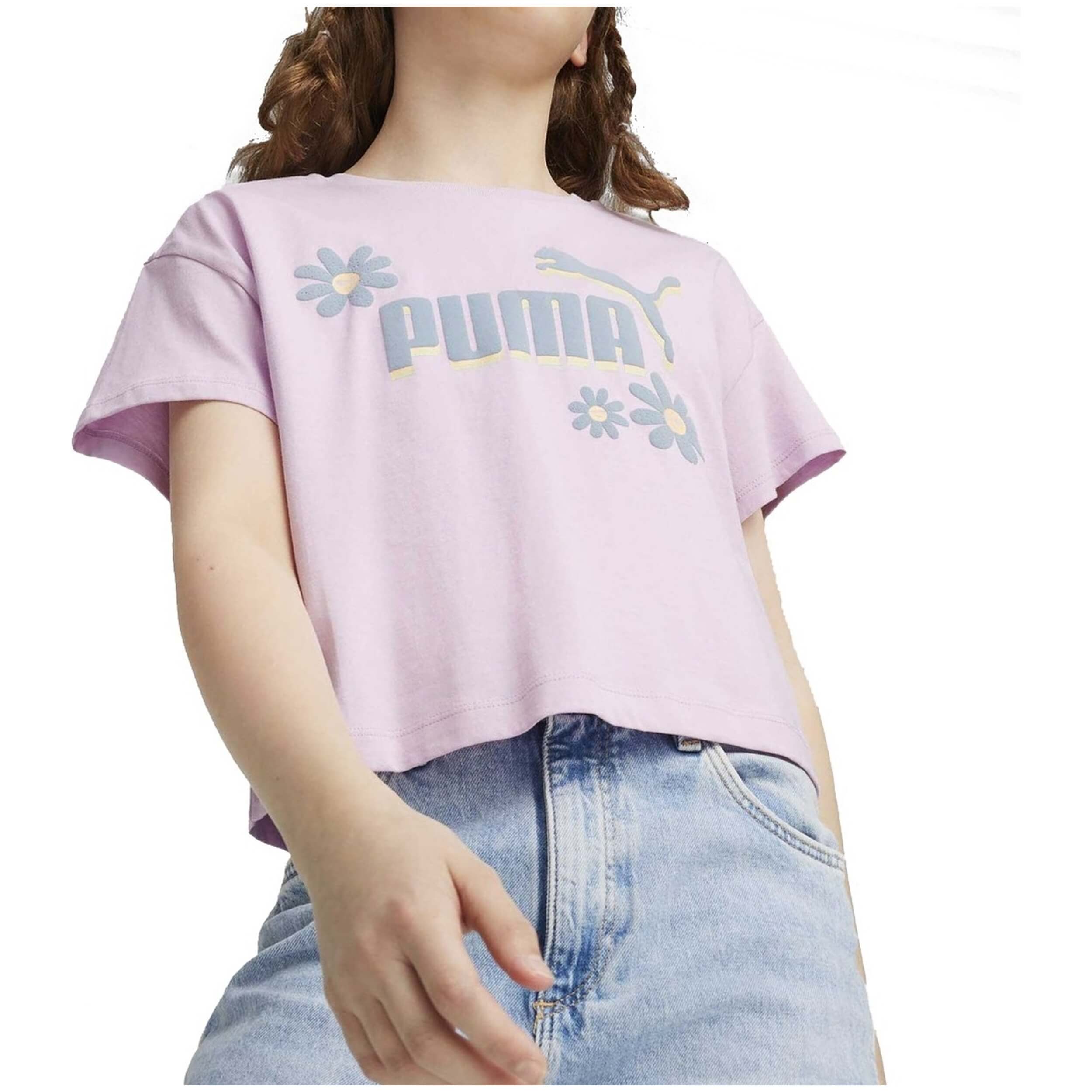 Puma Summer Flower Tee Short Sleeve T-Shirt