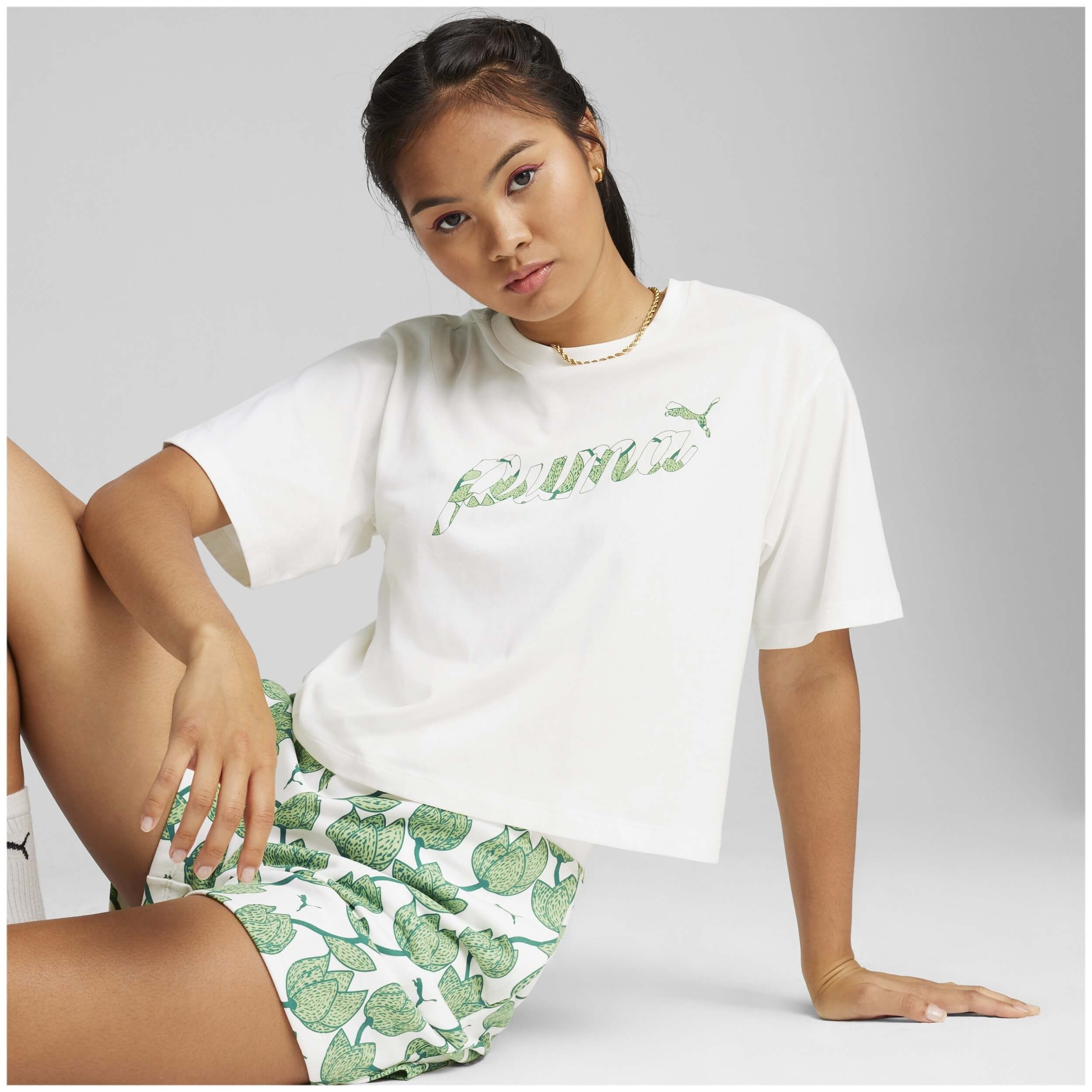 Puma Ess+ Blossom Short Sleeve T-Shirt