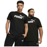 Camiseta De Manga Corta Puma Essentials No. 1 Logo "Negro"