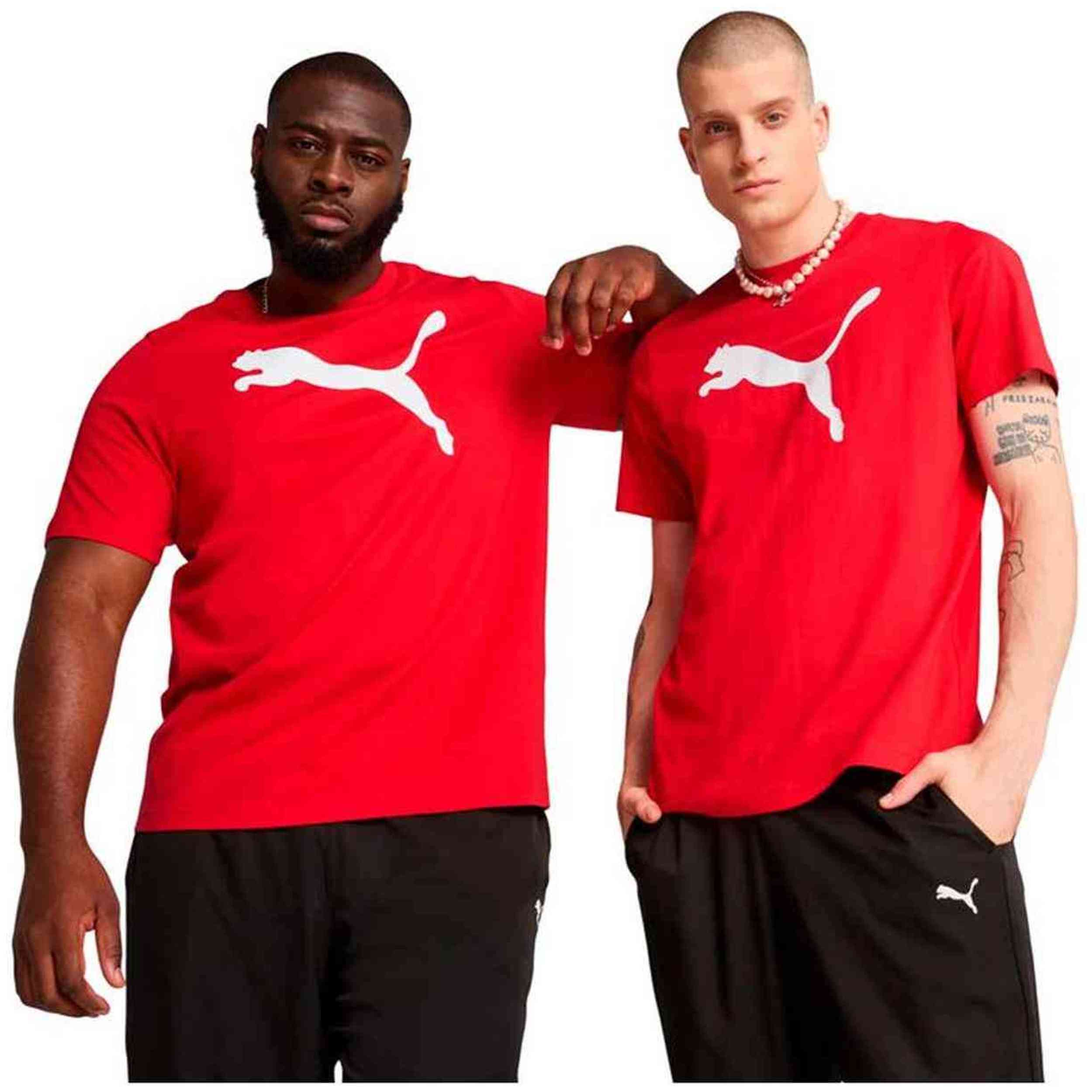 Puma Men's Short-Sleeved T-Shirt 682536-11 in Red – Stateside