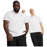 Polo De Manga Corta Puma Ess Pique "White"