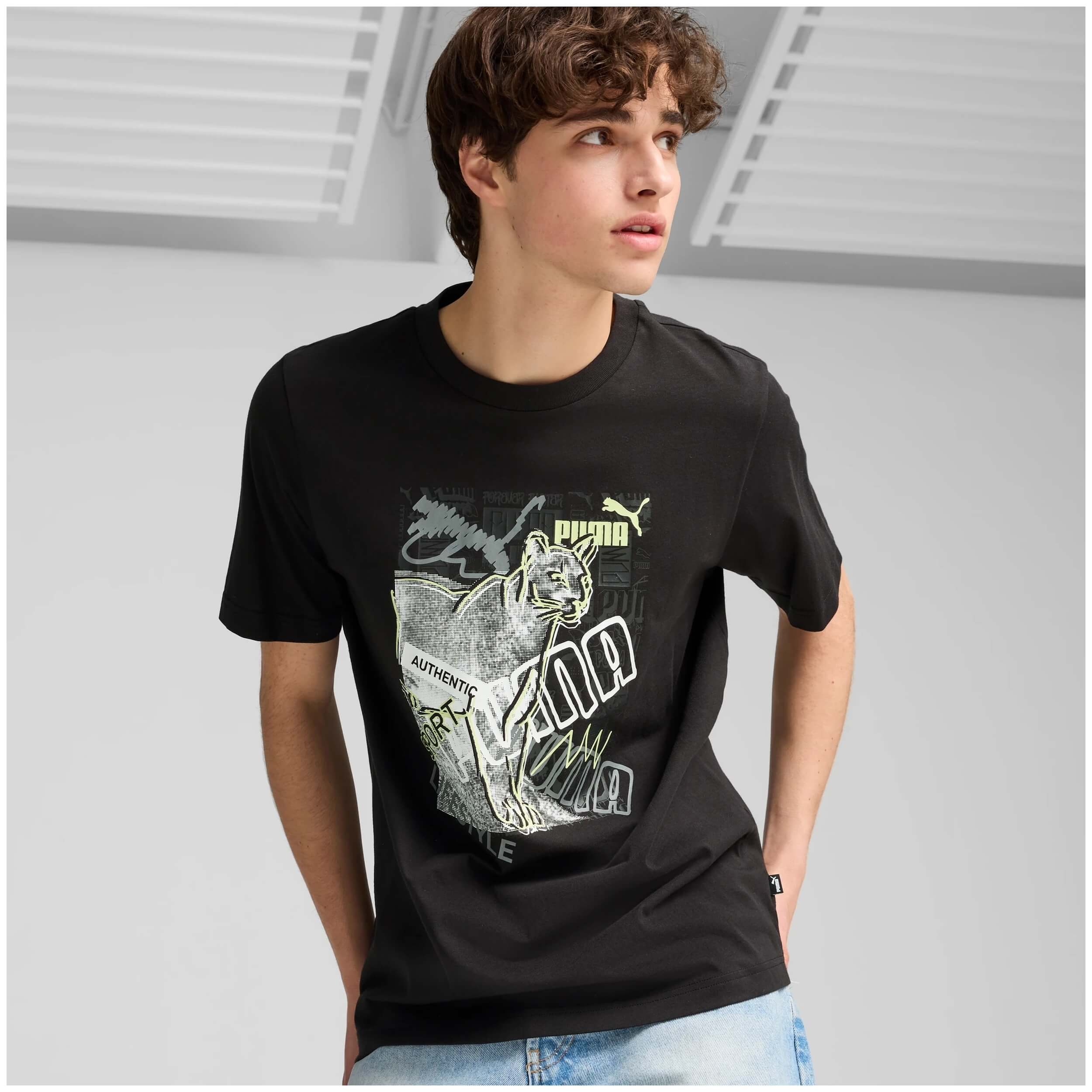 Camiseta De Manga Corta Puma Graphics Photoprint