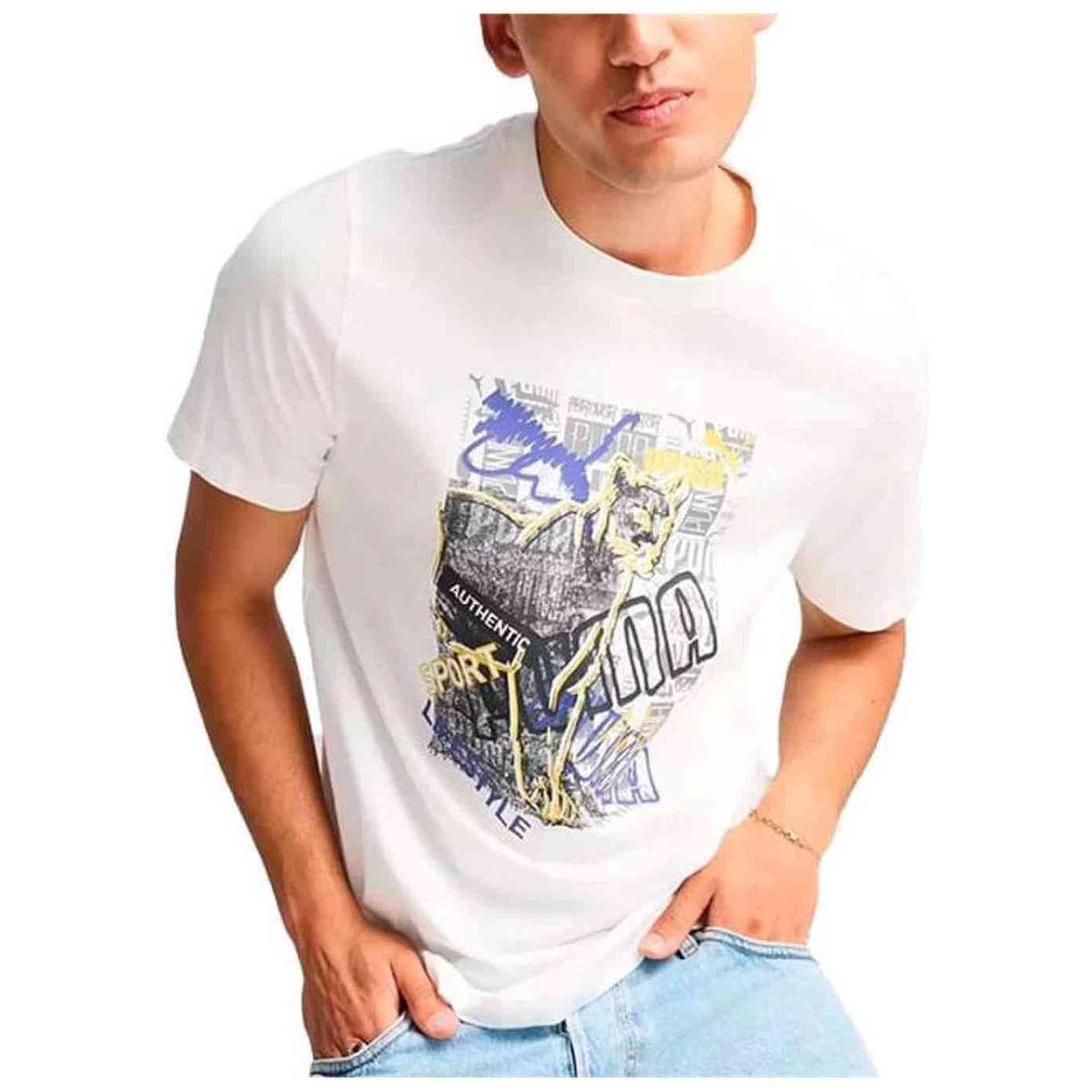 Camiseta De Manga Corta Puma Graphics Photoprint