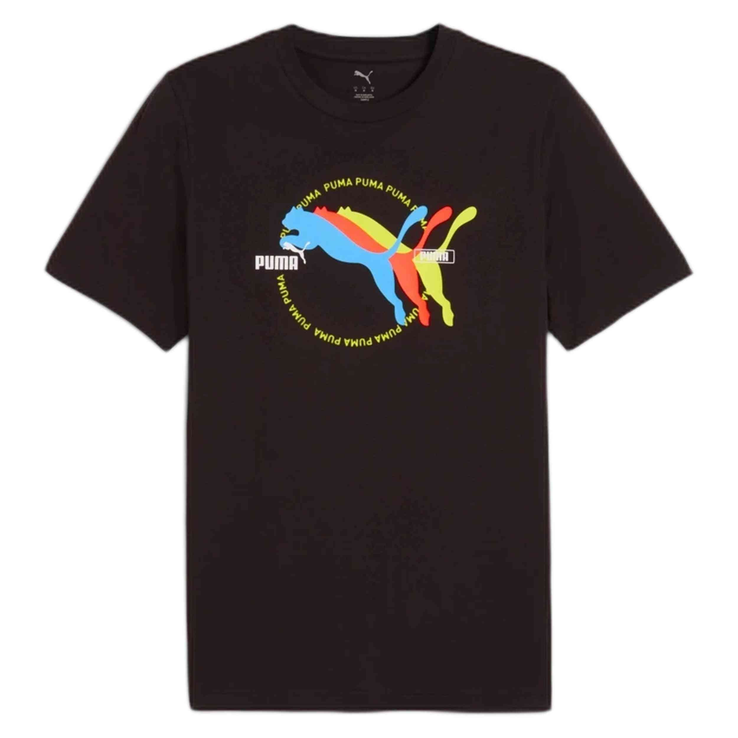 Camiseta De Manga Corta Puma Graphics Multiple Cat Logo