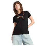 Camiseta De Manga Corta Puma Graphics Floral Cat Logo