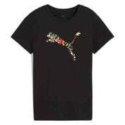 Camiseta De Manga Corta Puma Graphics Floral Cat Logo