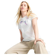 Camiseta De Manga Corta Puma Graphics Floral Cat Logo