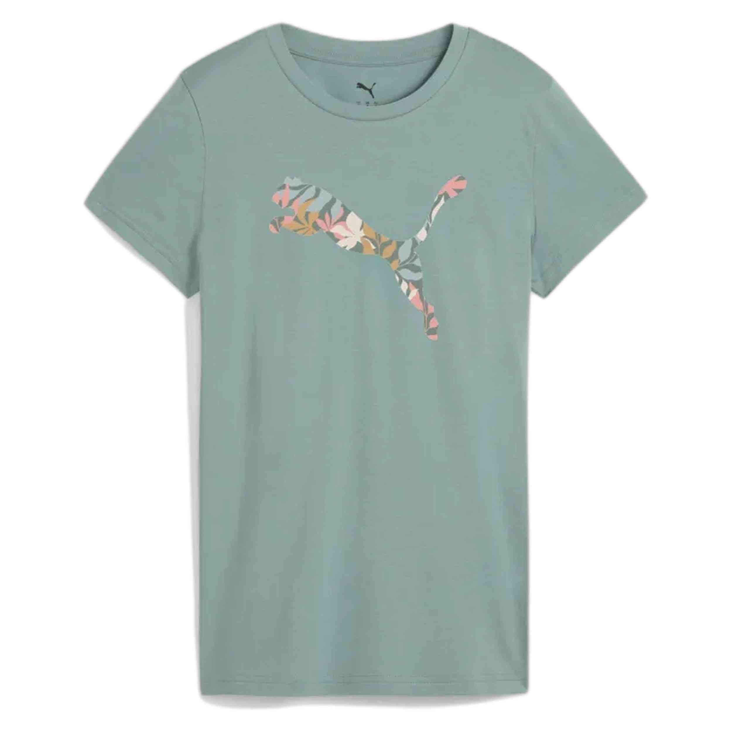 Camiseta De Manga Corta Puma Graphics Floral Cat Logo