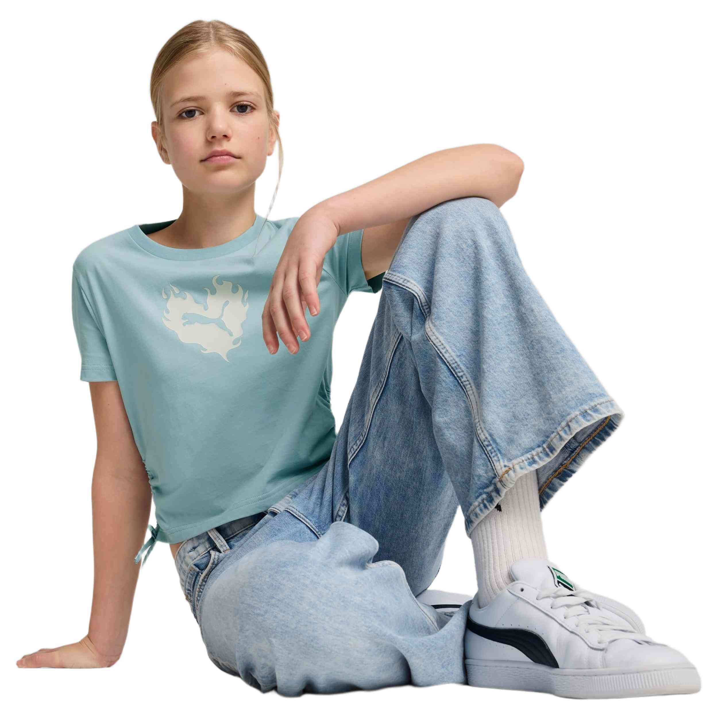 Camiseta De Manga Corta Puma Flaming Love Knotted