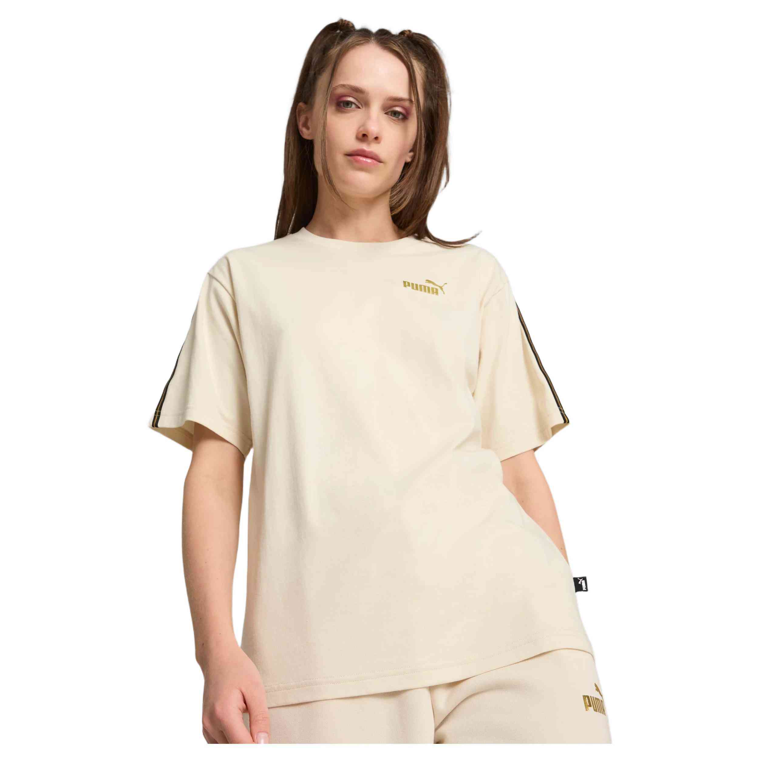 Camiseta De Manga Corta Puma Essentials Tape Minimal Gol