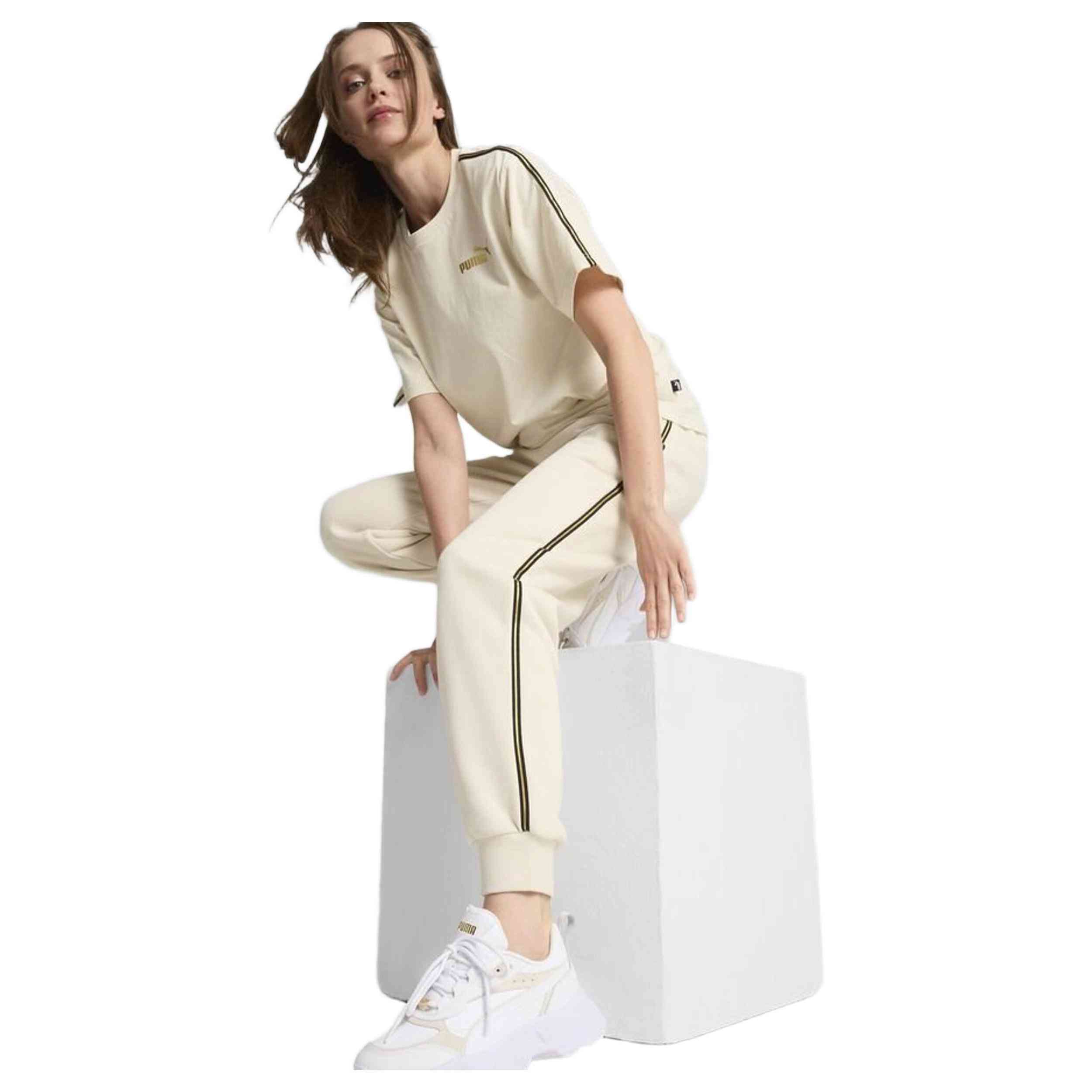 Pantalon Largo Puma Ess Tape Minimal Gol