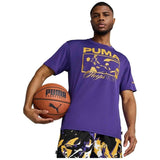 Camiseta De Manga Corta Puma Puma Basketball Rival Rage Tee 1 "Team Violet"