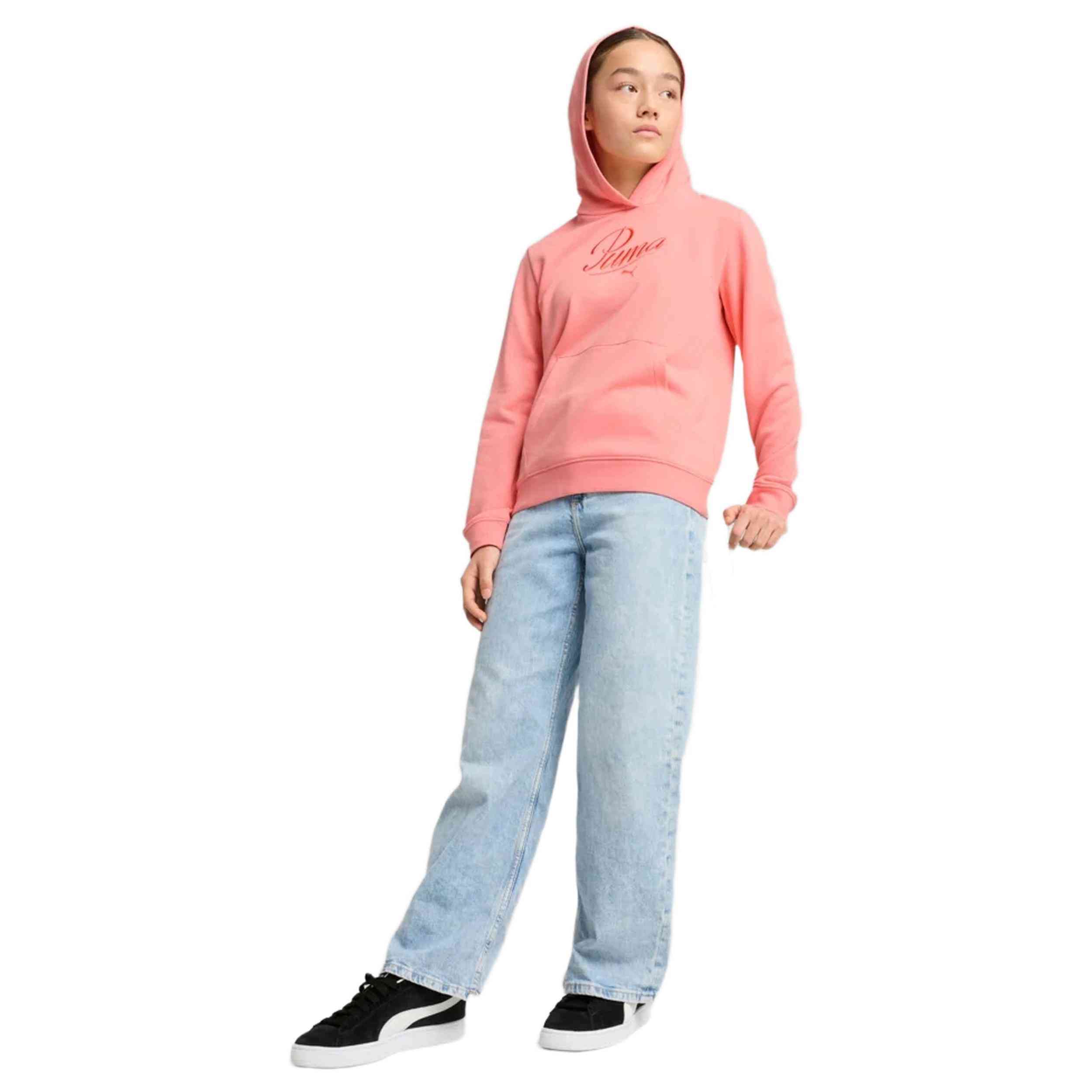 Sudadera Con Capucha Puma Essentials Script