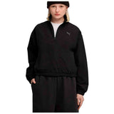 Sudadera Puma Sudadera Casual Puma Her Relaxed Woven Half-Zip Crew