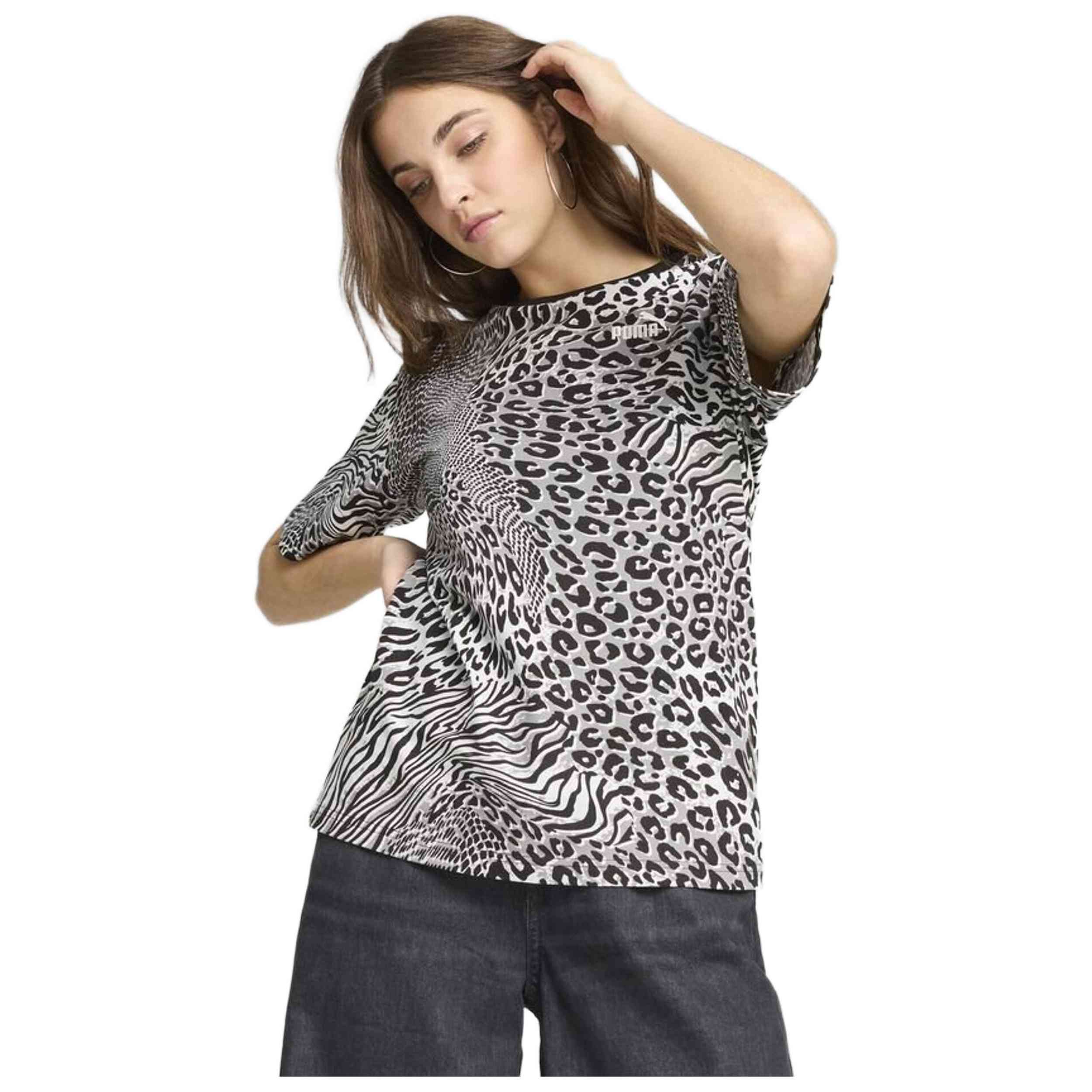Camiseta De Manga Corta Puma Essentials Graphic Animal Relaxed
