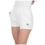 Pantalon Corto Puma Essentials Cat Logo "Blanco"