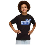 Camiseta De Manga Corta Puma Ess Logo Lab Relaxed "Black"