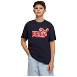 Camiseta De Manga Corta Puma Ess Logo Lab Relaxed "New Navy"