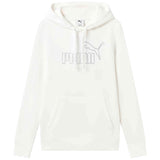 Sudadera Con Capucha Puma Ess Rhinestone "White"