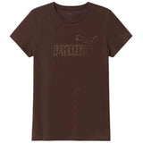 Camiseta De Manga Corta Puma Essentials Rhinestone "Chocolate Fondue"