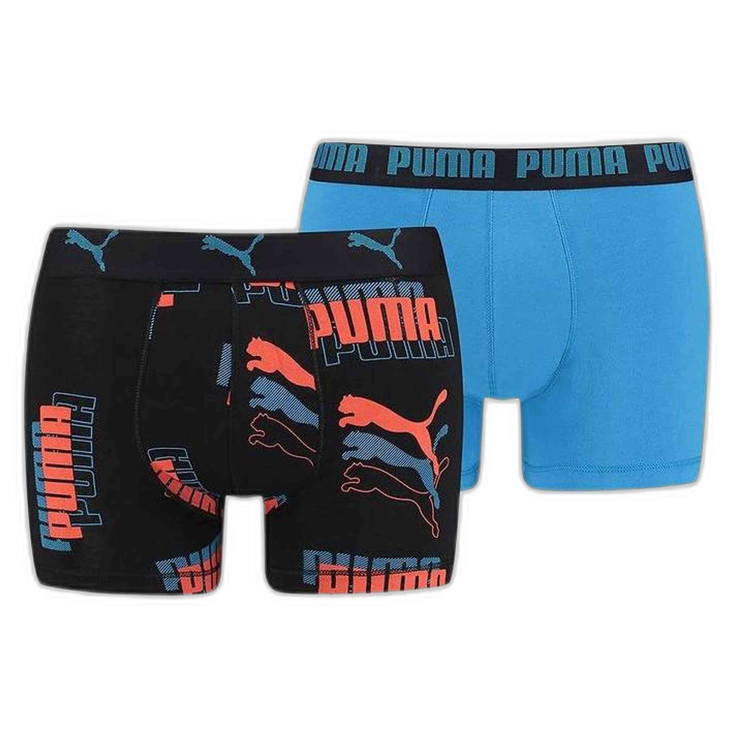 Calzoncillo Boxer Puma Logo Print Pack 2