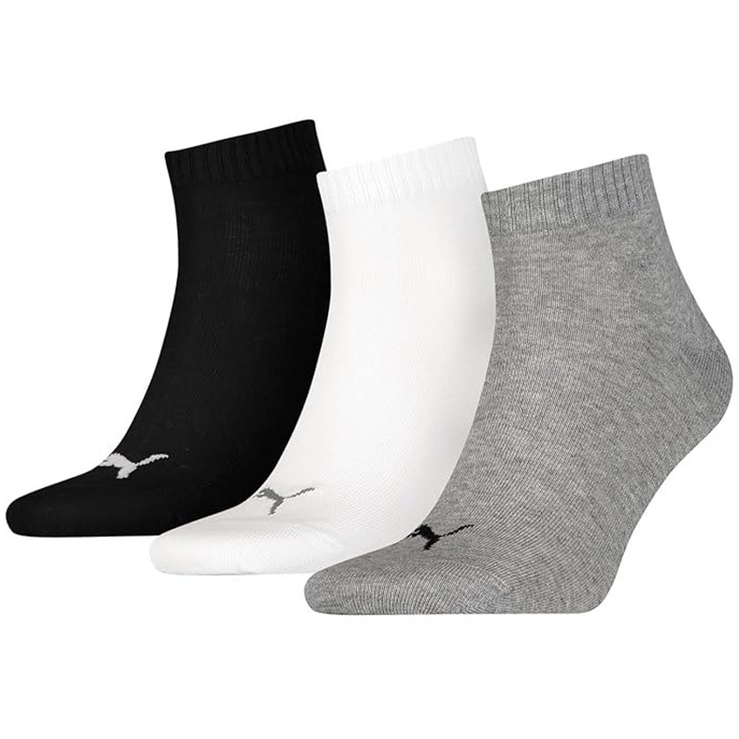 Calcetines Puma Quarter Plain Pack 3