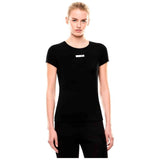 Camiseta De Manga Corta Ea7 Camiseta Ea7 Natural Ventus7 Manga Corta Negro Puro Mujer