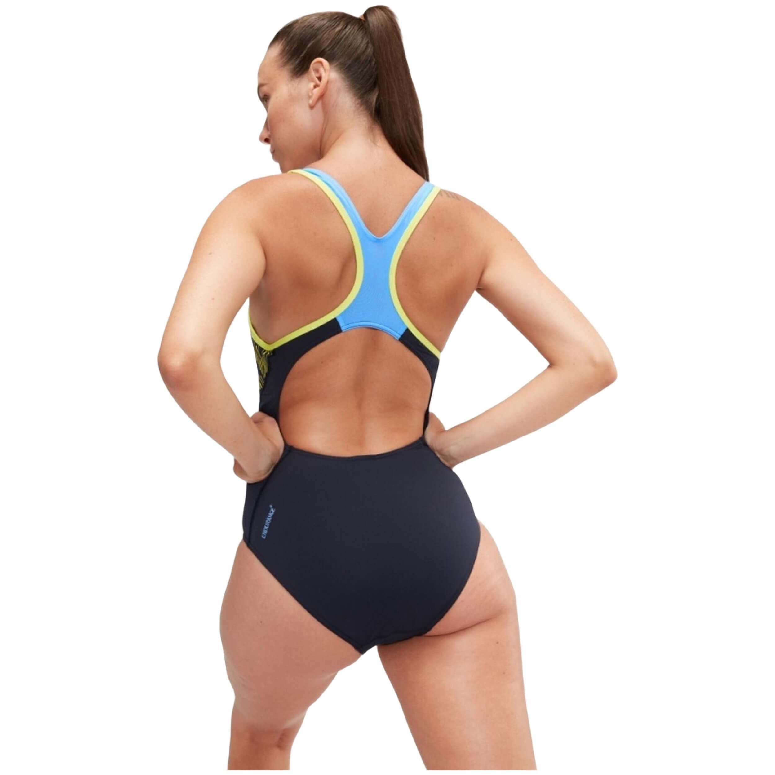 Speedo Womens Placement Laneback Full Bikini